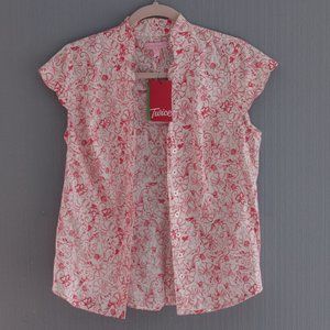 Lily Pulitzer kacey top vest; 100% cotton
